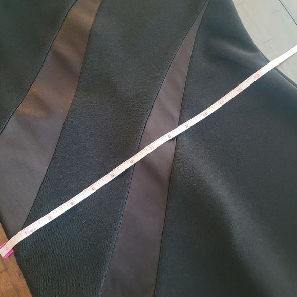 Joseph Ribkoff Vintage Asymmetrical Cut Out Black Dress size 6 - Picture 7 of 10